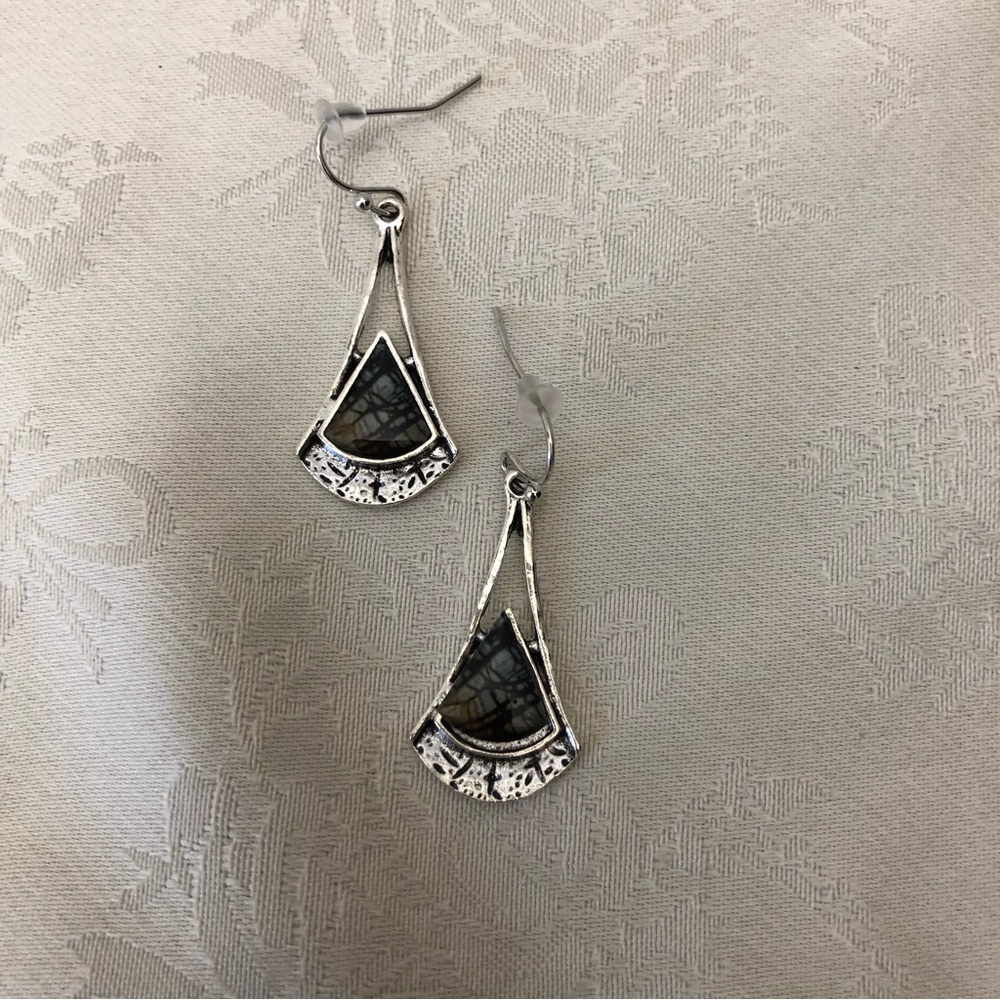 Crystal Dangle Cubic Zirconia Triangular Women's … - image 5